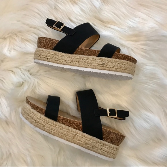 Two Strap sling back Espadrille Sandal - Picture 2 of 5